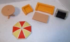 Playmobil #3230 Frame Family Vacation Home Furniture Pieces Used. Price: $10.00.