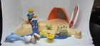 Playmobil Beach Surf Board Man Boy Figures Pelican Sand Castle Bucket Quickship Used. Price: $15.00.