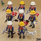 Playmobil-lot-fire Brigade-emergencies-rescue-fire-fire-dalmatian Used. Price: $45.38.