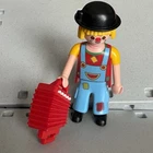 Playmobil Circus Clown Shaggy Blonde Black Hat 70967 Red Accordion Used. Price: $13.88.