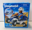 Playmobil #3655 Beach Police Retired Handcuffs Missing Some Box Damage Used. Price: $17.99.