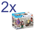 Playmobil & Give Greek Revolution 1821 2X Set 70761 Exclusive Collectible New. Price: $84.00.