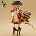Playmobil Figure Royal Herald-redcoat-english Soldier-medieval Used. Price: $11.61.