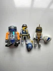 Vintage Playmobil 4575,4553, 3081, Robot, Captain, Astronaut Figure Lot Used. Price: $19.99.