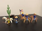 Playmobil #3485 Missing Pieces Western Set - Cavalry Union, Yankee, Civil War Used. Price: $29.11.