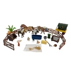 Playmobil Horse Ranch Toy Figures Playset Country Wagon Fence Dog Cat Animals Used. Price: $37.32.