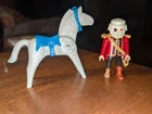 Lot Playmobil Pirates 3936 Captain Peg Leg Figure 1974 Geobra Horse Pony Used. Price: $11.99.