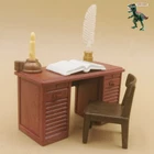 Playmobil Desk Table And Chair-office-secret-office-library-office Used. Price: $6.41.
