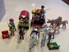 Playmobil Horse Sets Including Foals, Ponies And 2 Carriages Used. Price: $24.92.