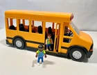 Playmobil 5940 School Bus With Driver Children And Lights Complete Used. Price: $25.49.