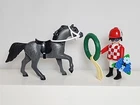 Playmobil Country 9261 Equestrian Racing Jockey Figure Horse Saddle Bridle *read Used. Price: $18.00.