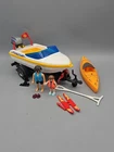 Playmobil Speed Boat And Trailer Family Canoe Accessories Used. Price: $16.20.