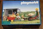 Playmobil 3751 Rabbit Hutch With Wagon Wheelbarrow Fence & Animals New In Box. Price: $60.00.