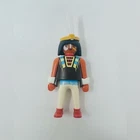 Playmobil Vintage Native American Warrior 4012 Brown Tunic, Slippers, Feather Used. Price: $9.00.