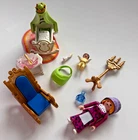 Playmobil 4254 Royal Nursery Baby Castle Cradle Bottle Rocker Chair Gold Complet Used. Price: $19.00.