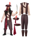 Spooktacular Creations Mens Caribbean Pirate Costume Adult Sea X-large, Red New. Price: $53.64.