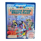 Playmobil Books Escape From Shark Reef Vinyl Stickers Fold-out Playboard Rare New. Price: $125.00.