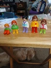 1990 Playmobil 1-2-3 Toy From 6630 Family Figure Mom Dad Twin Girl Child Baby Used. Price: $19.99.
