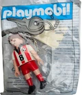 Playmobil 7874 Soccer Player Red White Keychain Figure New 1998 Vintage Toy Nos. Price: $12.99.