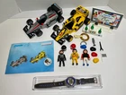 Rare Playmobil 3930 Champions Cup Complete Set W/ Bonus Watch & Manual - No Box Used. Price: $99.95.