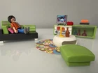 Playmobil City Life Set 5584 Modern Living Room With Couch, Table, Tv New No Box Used. Price: $19.00.