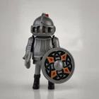 Playmobil Knight Medieval Full Armor Celtic Shield Sword 2004 3" Tall Figu #6275 Used. Price: $11.99.
