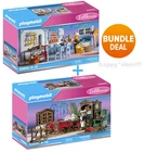 Playmobil Sets 70894 Dining Room And 70970 Kitchen With Stove Dollhouse Boxed New. Price: $142.00.