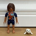 New Playmobil Girls 21 Surfer Bodysuit With Seal #70733 Packaging Brochure. Price: $6.99.