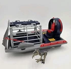 Playmobil #9433 The Explorers Enemy Airboat Raptor Dinosaurs Cage Jurassic Park Used. Price: $19.95.