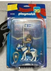Playmobil 4430 Golden White Blue Knight On Horse 30TH Anniversary Castle Set Used. Price: $79.99.
