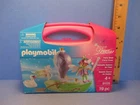Playmobil Mib 2016 Set 9105 Fairy Boat Pink Carry Case W/ 19 Pieces Used. Price: $17.99.