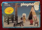 Vintage Playmobil 2960 Native American Toy Set-some Items Missing Used. Price: $21.00.