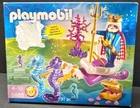 Playmobil 5885 King Neptune And Seahorse Chariot Underwater Mermaid 2009 New. Price: $14.99.