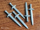 Playmobil X5 Grey Swords Medieval Knights Roman Vikings Roosters Used. Price: $5.89.
