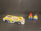 Vintage 1979 Playmobile #3738 White Formula Race CAR-2 Pit Crew Figures *as Is Used. Price: $10.83.