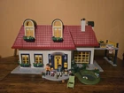 Complete Rare Playmobil 3965 Modern Red Roof Dollhouse With Poster. Price: $174.99.
