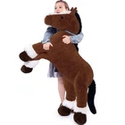 Tezituor 4FT Realistic Horse Stuffed Animal, 47INCHES Inch, Chocolate New. Price: $61.35.