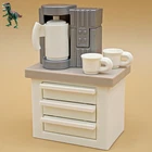 Playmobil Maker-table Table-cabinet Drawers-coffee Maker-cafeteria-office Used. Price: $7.79.