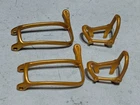 Playmobil X4 Pieces Gold Reins Medieval Horse 2ND Generation Egyptian Used. Price: $6.26.