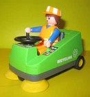 Playmobil 3790 Street Sweeper Cleaner Recycling Trash Sanitation Worker Vehicle Used. Price: $10.00.