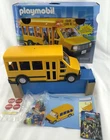 Playmobil School Bus 5940 Flashing Lights Driver And Students Complete Used. Price: $34.44.