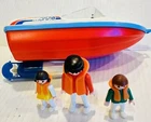 Playmobil Model 3142 Speedboat Outboard Motor & Figures Used. Price: $16.90.