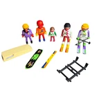 Vintage Playmobil Ski Snowboard Lot With Accessories Jetbag 5 Figures Used. Price: $21.24.