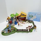 Playmobil 4851 Childrens Zoo Barn Waterfall Pond Animals Family Fun Complete Set Used. Price: $89.95.