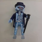 Playmobil Ghostbusters 9224 Specter Action Figure Blue Translucent + Cane Used. Price: $11.95.