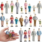 14 Pcs 1: 25 Scale Miniature People Figurines Architectural Plastic Smal... New. Price: $20.04.