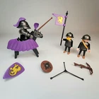 Playmobil 3669 Knights W/ Squires - Tournament Purple Dragon (1993) 99% Used. Price: $19.95.