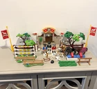 Playmobil Country Equestrian Tournament Horse Riding Dressage Jumping Incomplete Used. Price: $29.99.