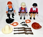 Playmobil #7273 American Figures Cowboys Western Retired Rare Used. Price: $40.00.
