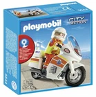 Playmobil 5544 Paramedic Motorcycle With Light Emergency Flashing Rescue Set New. Price: $39.95.